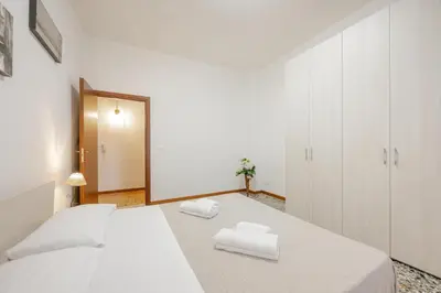 Letto o letti in una camera di Tatiana Flat - 10 minutes to Venice - Mestre Train Station - Free Parking