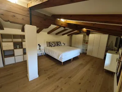 Letto o letti in una camera di Casa Re Del Bosco - Venice Airport