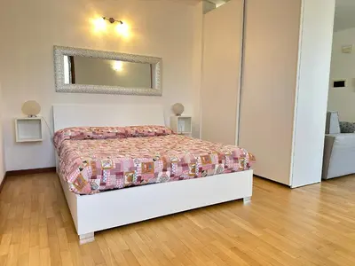 Letto o letti in una camera di Appartamento Marisa