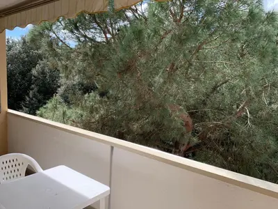 Balcone o terrazza di Beautifully renovated flat with shared pool