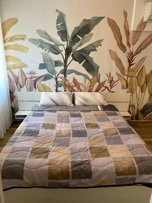 Letto o letti in una camera di Vigo Flat