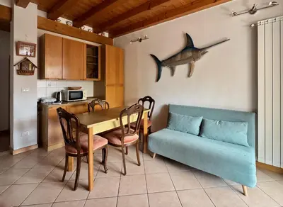 Cucina o angolo cottura di Airy & panoramic with terrace, 2 minutes from the sea