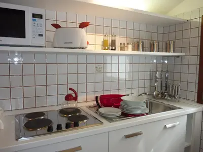 Cucina o angolo cottura di Casa Corte delle Ancore