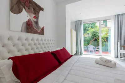 Letto o letti in una camera di Hotel Cavallino Bianco