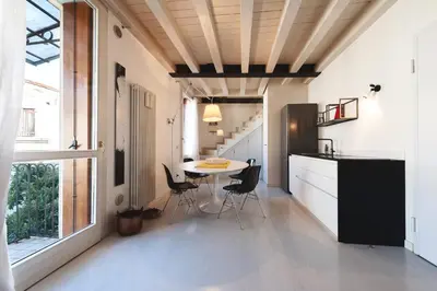 Cucina o angolo cottura di Casa Gep - Ponte San Michele