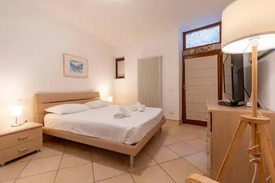 Letto o letti in una camera di Ca' Spirito Santo