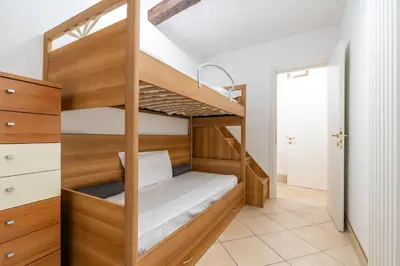 Letto o letti in una camera di Ca' Spirito Santo