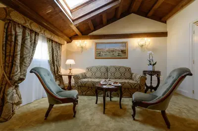 Area soggiorno di Hotel Villa Barbarich