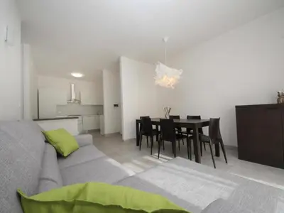 Area soggiorno di Spacious flat in Rosolina for your holiday