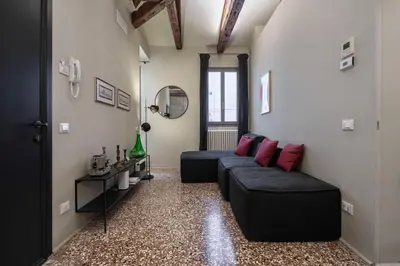 Area soggiorno di Cá delle Capriate, an intimate retreat at Cà d'Oro