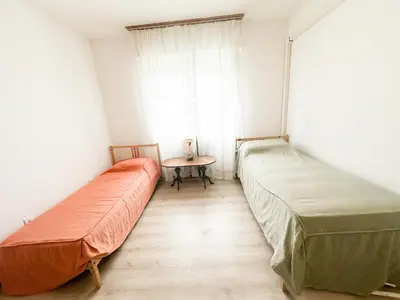 Letto o letti in una camera di Due Camere, Centrale, Vicino al Mare - MARINA MARCONI