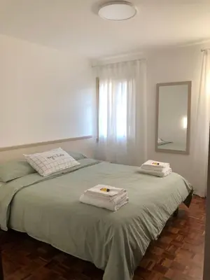 Letto o letti in una camera di Casa Graziani