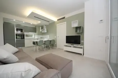 TV o dispositivi per l'intrattenimento presso Modernity and comfort for four guests in Rosolina