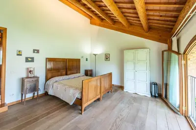 Letto o letti in una camera di Borgo Feriani