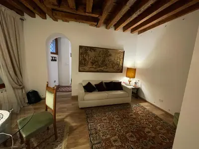Area soggiorno di Sara in Venice