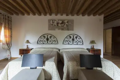 Letto o letti in una camera di La Casa di Campagna
