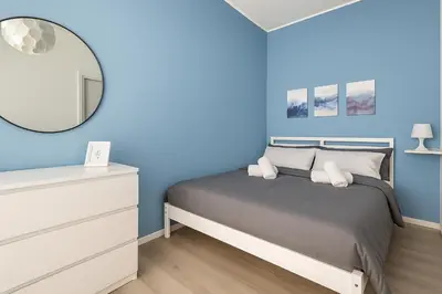 Letto o letti in una camera di Comfort a Padova - WiFi Veloce & Free Parking