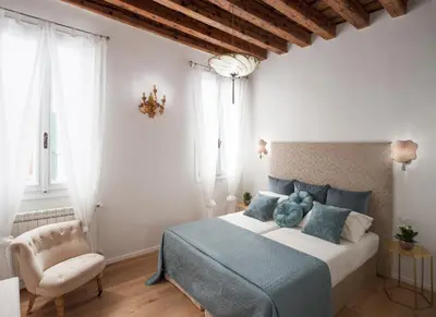 Letto o letti in una camera di Ca del Mar Venice Luxury Apartments