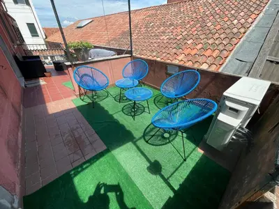 Patio o area all'aperto di Venice fabulous Canal view apartment