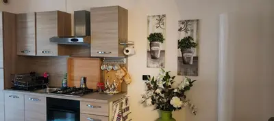 Cucina o angolo cottura di La Casa al Mare di Rossella