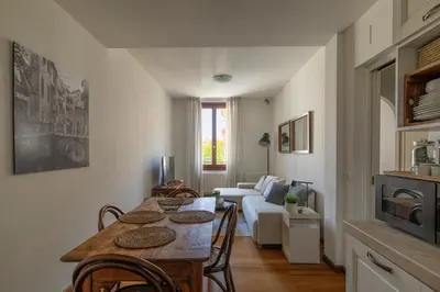 Area soggiorno di Santa Caterina Nest by WelcHome