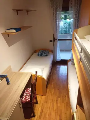 Letto o letti in una camera di Casa Gabbiano near Venice by train