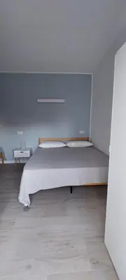 Letto o letti in una camera di Nuovo Bilocale in Centro a Sottomarina