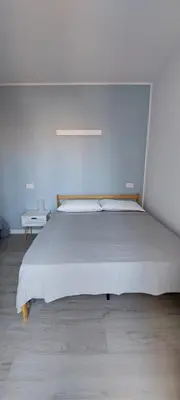 Letto o letti in una camera di Nuovo Bilocale in Centro a Sottomarina