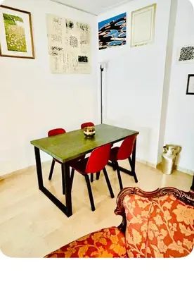 Area soggiorno di La casa delle letterine