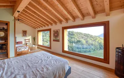 Letto o letti in una camera di Awesome Home In Miane With Wifi