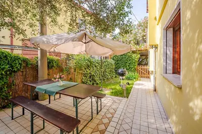 Giardino di Appartamento comodo per visitare Padova e Venezia