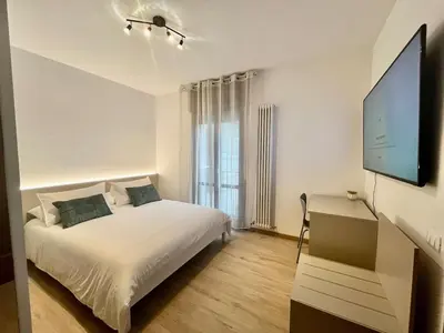 TV o dispositivi per l'intrattenimento presso Palladium Cozy Suite Close to downtown and Exibition Center