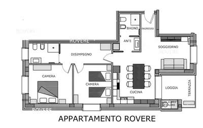 Planimetria di Appartamento ROVERE