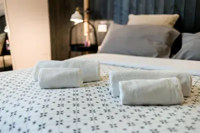 Letto o letti in una camera di Terzopiano