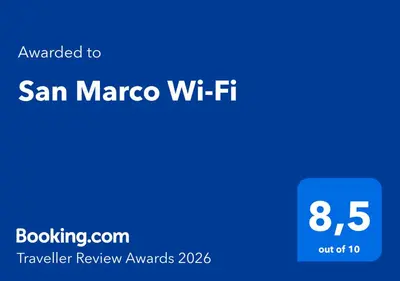 Certificato, attestato, insegna o altro documento esposto da San Marco Wi-Fi