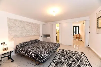 Letto o letti in una camera di San Marco Wi-Fi
