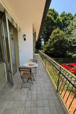 Balcone o terrazza di House in the park! Free parking and convenient to Venice