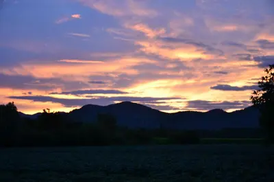 Paesaggio naturale nelle vicinanze del bed & breakfast