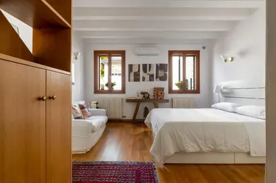 Letto o letti in una camera di Borgo Cavour Santi40