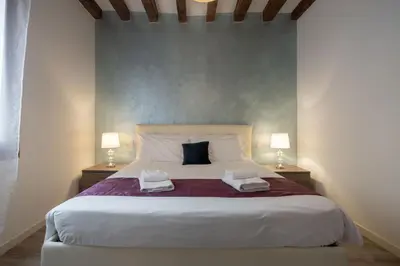 Letto o letti in una camera di VeNICe Cera Ca' De La Mandola
