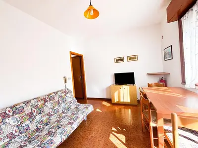 TV o dispositivi per l'intrattenimento presso Piscina, Vicino al Mare RESIDENCE EQUILIO