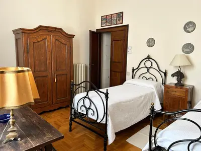 Letto o letti in una camera di Barchessa di Villa Tiepolo Passi