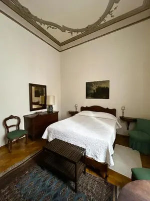 Letto o letti in una camera di Barchessa di Villa Tiepolo Passi