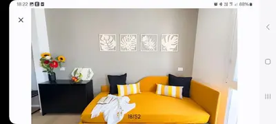 Area soggiorno di Bagatela suites and flat Duplex laguna e mare