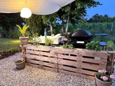 Attrezzature per barbecue disponibili per gli ospiti della casa vacanze