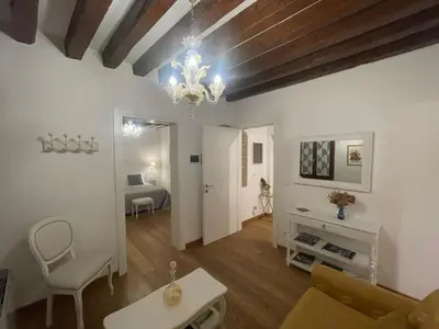 Letto o letti in una camera di Residenza Corte Antica B&B