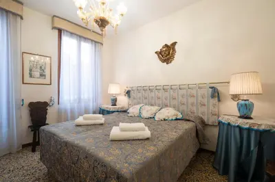 Letto o letti in una camera di Ca Lipoli