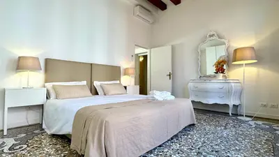Letto o letti in una camera di Residence Surian