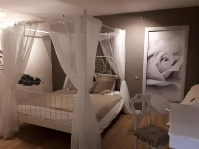 Letto o letti in una camera di Venice b&b la Pergola 2