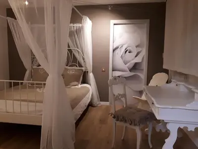 Letto o letti in una camera di Venice b&b la Pergola 2